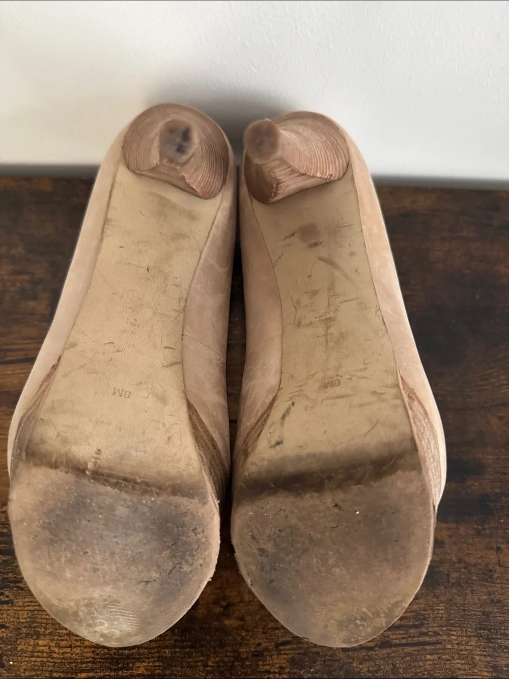 GUESS Beige/Tan Platform Pumps